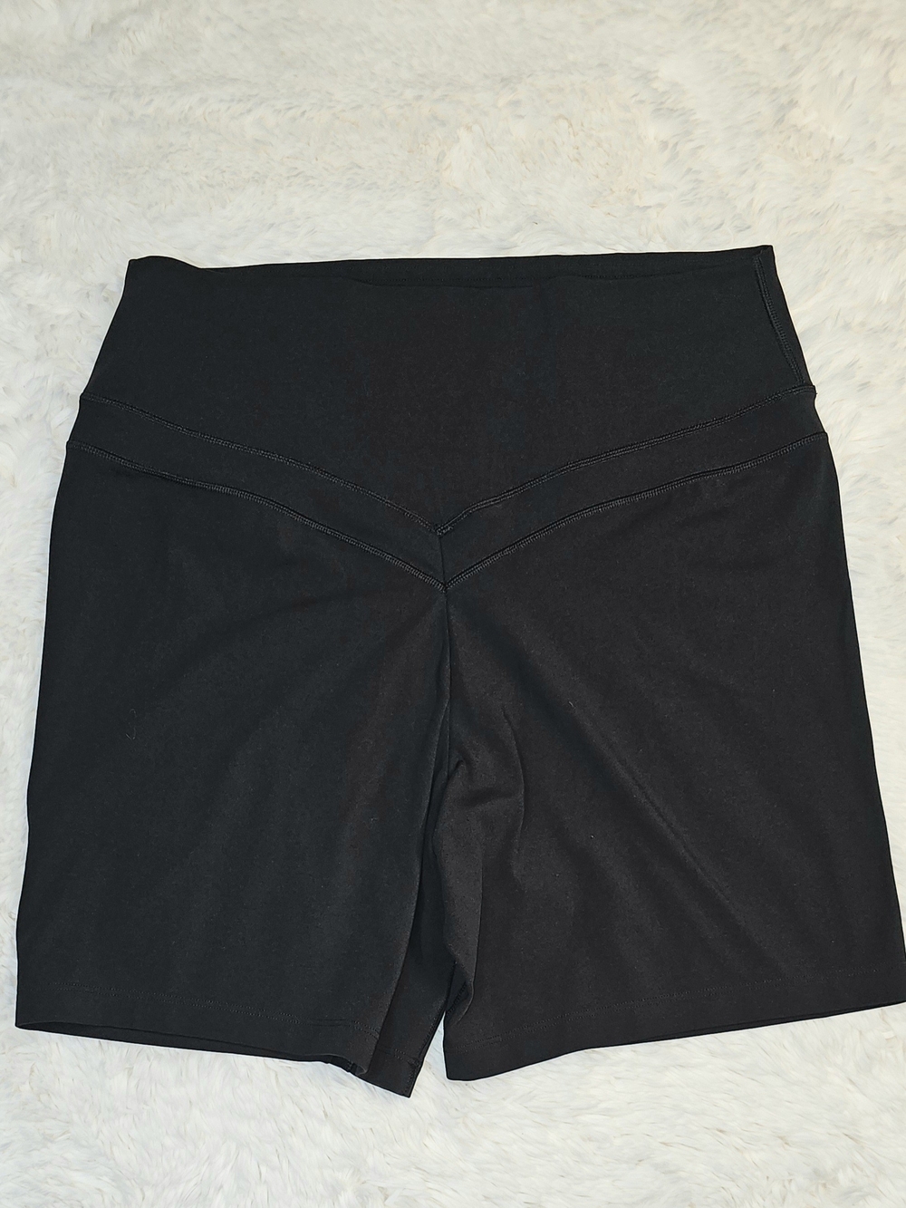 Gymshark High-Waist Black Women’s Performance Shorts-Lg - Picture 5 of 8